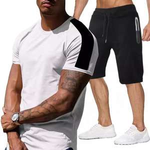 Conjuntos Cortos para Hombre, 100% Algodón, Tacto Suave, Estampado, Ecológico, Transpirable, Atuendo de Verano, Precio Económico - Product Image 5