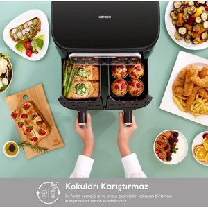KARACA AIR PRO COOK DUO EV YE. XXXL 8 L AIRFRYER B. Rame