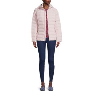 Chaqueta acolchada para exteriores ecológica a prueba de viento de punto relleno de algodón con capucha gruesa de invierno informal ligera para mujer - Product Image 2