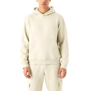 2025 Original Logo Cotton Tech Fleece hombres chándal 2 uds Material grueso hombres sudadera y pantalones de chándal para otoño transpirable - Product Image 3