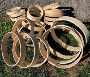 Aro de Tambor de Madera de Sauce de la Mejor Calidad, 14' de Diámetro, 2.5' de Profundidad, Marco de Aro de Madera de Sauce de Alta Calidad, Personalizado. Logotipo Personalizado en Madera. - Product Image 6