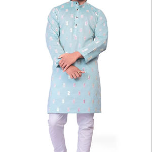 Premium Brocade Kurta para hombres Royal Festive Collection Men Kurta Set con Dupatta Wedding & Cultural Function Wear en 2025 - Product Image 1