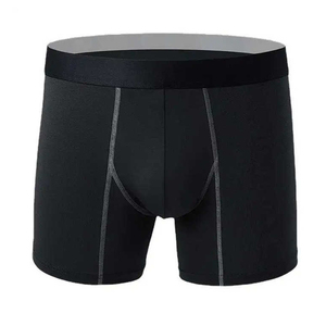 Calzoncillos bóxer de algodón para hombre hechos a medida, ropa interior de pierna larga, calzoncillos elásticos cómodos transpirables, Color personalizado de alta calidad - Product Image 6