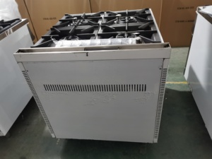 Chuyên Nghiệp Sang Trọng Nhà Bếp Thương Mại <span class=keywords><strong>Gas</strong></span> Phạm Vi Với 4-Burner Tủ Thép Không Gỉ Sàn-Thường vụ Công Nghiệp - Product Image 6