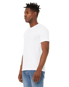 Camisetas unisex Bella Canvas al por menor y al por mayor con cinta en los hombros y ajuste hechas de algodón/fibra de Bambú - Product Image 3