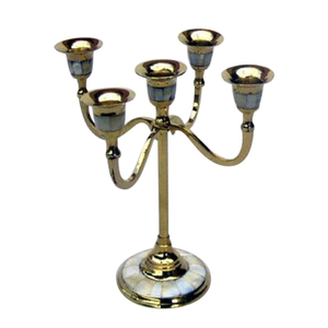 Support de bougie décoratif pour restaurants, bougeoir royal avec support de table pour Noël - Product Image 3