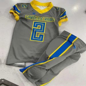 Uniformes de fútbol americano de equipo de club personalizados, uniforme de bandera de sarga, conjunto de ropa de fútbol americano, paquetes de uniformes 7v7 - Product Image 1