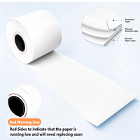 Rouleaux de papier thermique 80x80mm 57x40mm, simple couche, pour imprimante de point de vente (PDV) de supermarché et de magasin de proximité, avec logo personnalisé