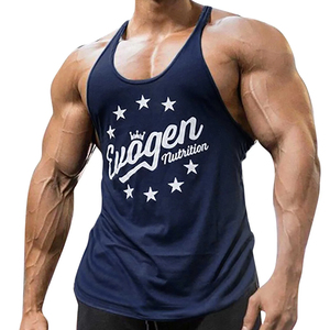 Débardeurs décontractés pour hommes Respirants 100% coton Chemises sans manches imprimées personnalisées - Product Image 6