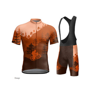 Lindo diseño nuevo estilo OEM ciclismo camisetas conjunto transpirable bicicleta desgaste sublimación impresión deporte desgaste ciclismo uniformes - Product Image 4