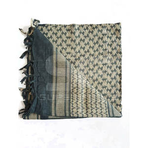 Bufanda táctica clásica Keffiyeh Shemagh de algodón transpirable para actividades al aire libre Bufanda táctica árabe Shemagh - Product Image 4