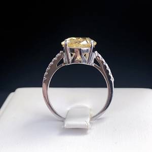 Anillo citrino natural Anillo citrino de corte ovalado Anillo de piedra NATAL DE NOVIEMBRE Anillo de compromiso Anillo de piedras preciosas amarillas Plata 925 - Product Image 4