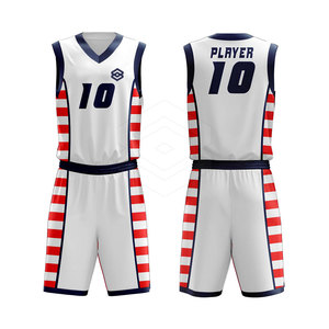Ensembles d'uniformes de basket-ball d'été avec logo personnalisé, haute qualité, respirant, 100% polyester, prix bas - Product Image 1