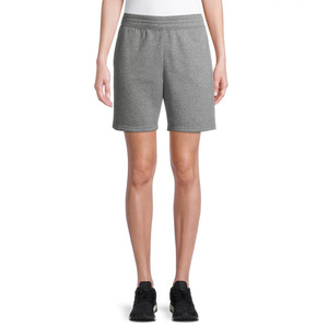 Haute qualité coton polaire femmes Shorts course Jogging Streetwear décontracté cordon taille Sweat Shorts Logo personnalisé femmes - Product Image 1