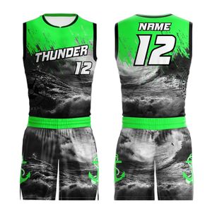 Venta al por mayor personalizado Retro baloncesto uniforme Jersey conjunto transpirable hombres baloncesto camisetas chalecos entrega rápida impresión - Product Image 6