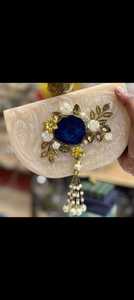 Bolso de mano de resina de forma redonda glamurosa, bolso de novia personalizado para eventos y fiestas de mujeres con estilo de Ángel y artificial - Product Image 3