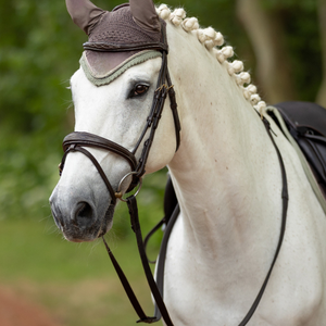 Gorro de oreja de caballo de ganchillo 2025, Elegante, ligero, transpirable, lavable, velo de mosca para entusiastas de la equitación, gorro de oreja - Product Image 3