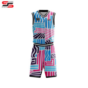100% Polyester meilleure qualité basket-ball uniforme vêtements de sport nouveau Design prix de gros uniforme de basket-ball - Product Image 6