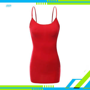 เสื้อกล้ามสายเดี่ยวยาวแบบปรับได้สำหรับผู้หญิงเสื้อกล้ามสายเดี่ยวถักไร้รอยต่อนุ่มยืดหยุ่นระบายอากาศได้ดี - Product Image 5