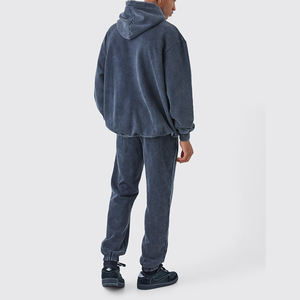 Chándal de hombre de alta calidad, ropa deportiva de entrenamiento de gimnasio, Sudadera con capucha y pantalones de Jogger, suministro OEM - Product Image 2