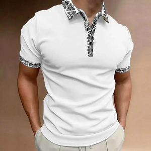 T-shirts pour hommes de haute qualité, nouveaux, décontractés, unis, avec logo personnalisé, 100 % coton, manches courtes, anti-plis, séchage rapide - Product Image 1