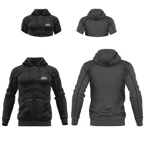 Sudadera con capucha informal de algodón orgánico de alta calidad unisex, ropa de calle estampada personalizada, forro polar de invierno bordado, fabricante al por mayor - Product Image 4