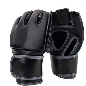 Guantes MMA de medio dedo para hombre a la venta Guantes MMA de Venta caliente Protección de manos Guantes DE LUCHA MMA - Product Image 1
