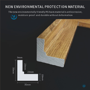 Elegant <strong>L</strong>-<strong>Shaped</strong> Plastic Floating <strong>Frame</strong> for Home Decor Stylish Painting <strong>Frame</strong> for Oil Canvas and Wall Art Pictures - Product Image 6