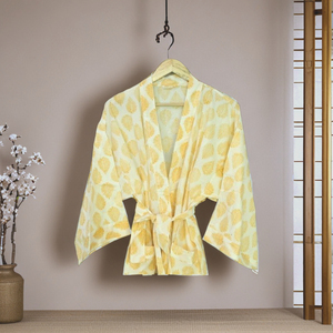 Kimono en soie Robe légère Satin Loungewear Spa Wear Belt Long Imprimé Peignoir Plusieurs Options de couleur Douceur Femmes - Product Image 4