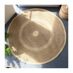 Meilleure vente Tapis en jacinthe d'eau du Vietnam Tapis tissé tressé en fibre naturelle pour hôtel de villégiature Salon Chambre HomeFloor - Product Image 3