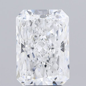 Diamants de laboratoire D Color VVS1 Radiant cut CVD Diamond - Product Image 1