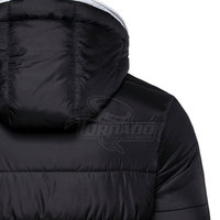 Veste matelassée à capuche pour homme, personnalisée, OEM, imprimée, imperméable, coupe-vent, décontractée, hiver, écologique, séchage rapide, vente en gros