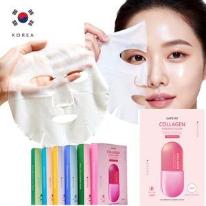 Maschere viso coreane OEM ODM Cap-Stay Tencel Collagen Fit Mask - Product Image 1