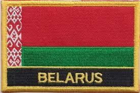 Insigne de crête de patch à repasser de drapeau de vieux pays de Biélorussie, patch fait main original brodé de drapeau biélorusse - Product Image 5