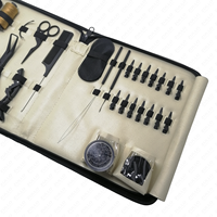 Kit d'outils pour extensions capillaires couleur personnalisée, perles en acier micro-anneaux, pinces, ciseaux, boucles, pour retrait de cheveux humains, personnalisation de marque