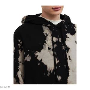 Venta al por mayor de algodón básico mezclado tie Dye Sudadera con capucha para hombre logotipo personalizado de los hombres de gran tamaño peso pesado Tie Dye Print estilo francés sudaderas con capucha - Product Image 4