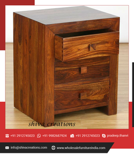 โต๊ะข้างเตียงไม้สไตล์โมเดิร์นสำหรับห้องนอนห้องรับประทานอาหารและอพาร์ทเม้นผู้จำหน่ายขายส่งสำหรับเฟอร์นิเจอร์ห้องนั่งเล่น - Product Image 6