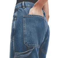 Jeans de Mezclilla Casuales para Mujer, Talla Grande, Cintura Alta, Corte Recto, Estampado Ligero, Calidad Premium, Ecológicos, Transpirables, 100% Algodón