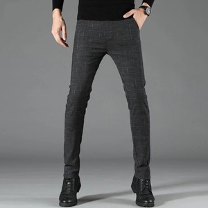 กางเกงยีนส์ผู้ชายผ้าฝ้ายออร์แกนิกระบายอากาศ100% กางเกงลำลองทรงสลิมฟิต2025ใหม่ - Product Image 5