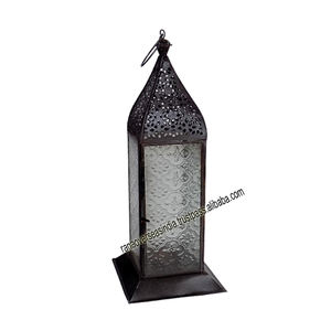 Meilleure vente Lanternes à bougie en métal en fer Lanterne à bougie décorative suspendue à un prix abordable - Product Image 4