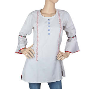 Blusa Bordada Estilo Western para Mujer - Azul Marino - Product Image 2