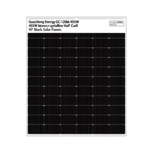 Panel Solar Monocristalino de Media Celda HJT Negro Guocheng Energy GC-120M-455W 455W - Product Image 2