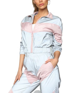 Survêtements pour femmes de haute qualité personnalisés, tendance, vente chaude, coupe ajustée, vêtements de rue, coupe-vent, survêtement pour femmes - Product Image 4