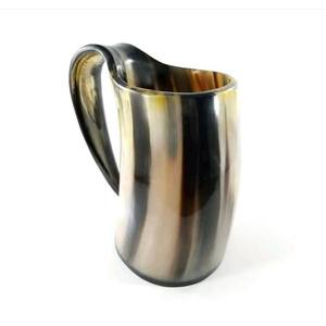 Venta al por mayor acabado a mano natural vikingo bebiendo cuerno jarras de cerveza calidad premium vikingo bebiendo cuerno en Star Crafts India - Product Image 5