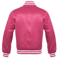 Blouson Bomber Rose Tendance en Satin pour Homme 2025 – Coupe-Vent Écologique – Prix de Gros – Veste d'Hiver Style Urbain – Nouveauté OEM