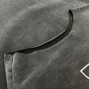 Débardeurs en coton personnalisés sans manches débardeur de gymnastique côtelé lavé à l'acide OEM vente en gros - Product Image 4