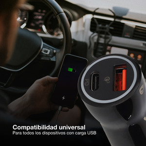 Caricabatterie da Auto USB A+C 5V/3A Rapido (GSC 105515009) (Confezione Blister) - Product Image 3