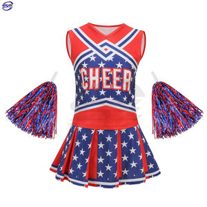 Conjuntos de uniformes de porristas para niñas al por mayor personalizados, proveedor de Pakistán, uniformes personalizados por sublimación - Product Image 1