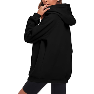 Sweat à capuche pour femme en polaire douillet et chaud, écologique, respirant, élégant, streetwear, confortable, doux à l'intérieur, décontracté pour tous les jours - Product Image 5