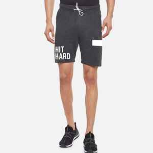 Pantalones cortos activos de algodón 100% para hombre con dobladillo crudo corte rasgado logotipo personalizado pantalones cortos de sudor cintura media pantalones cortos de trabajo informales servicio OEM sólido - Product Image 2